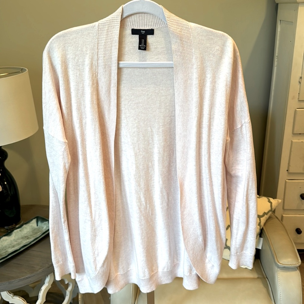 Gap Pale Pink Cardigan Small